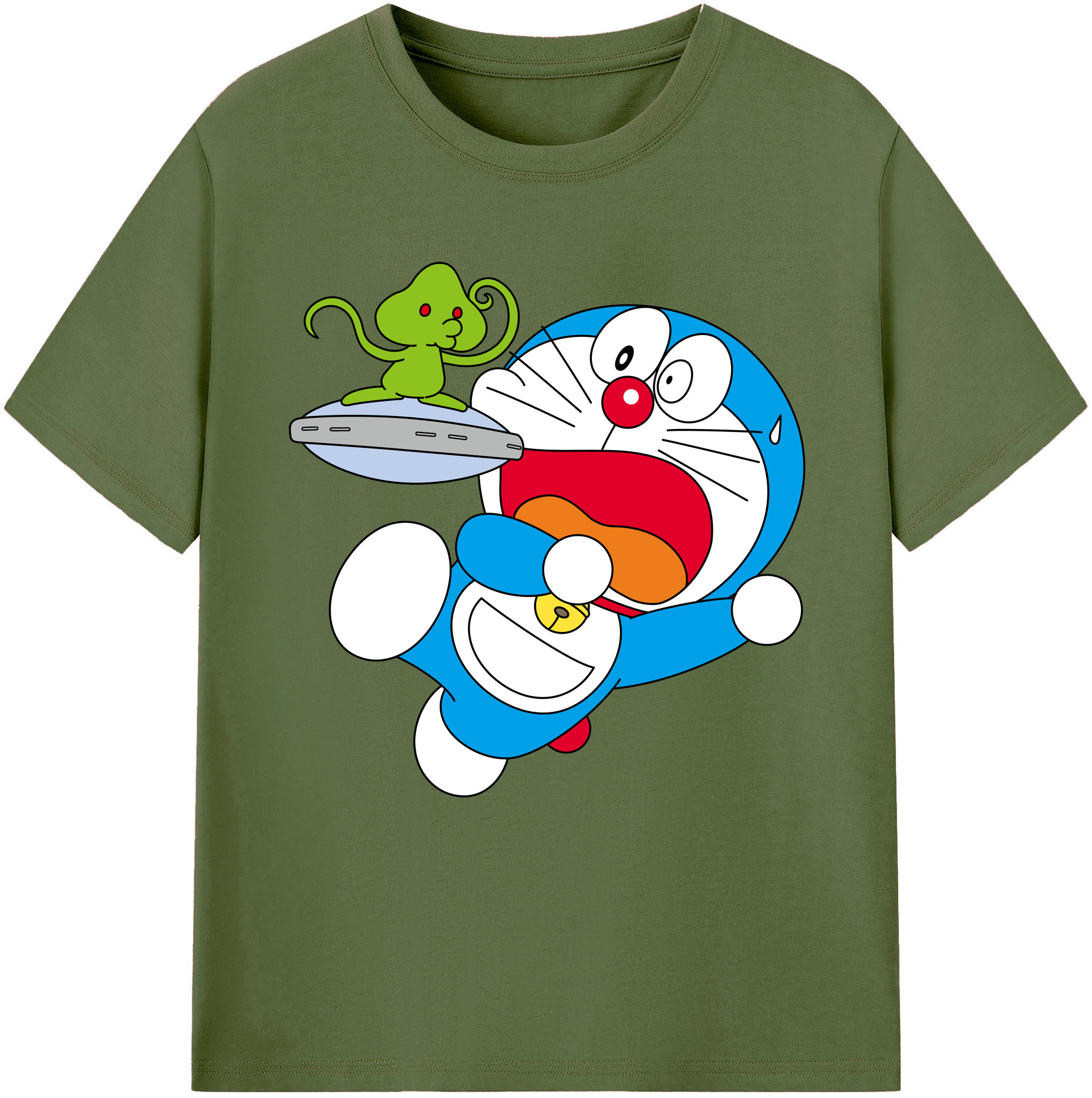 （画像用） ドラえもん Doraemon 綿100％半袖Tシャツ（フロントプリント）